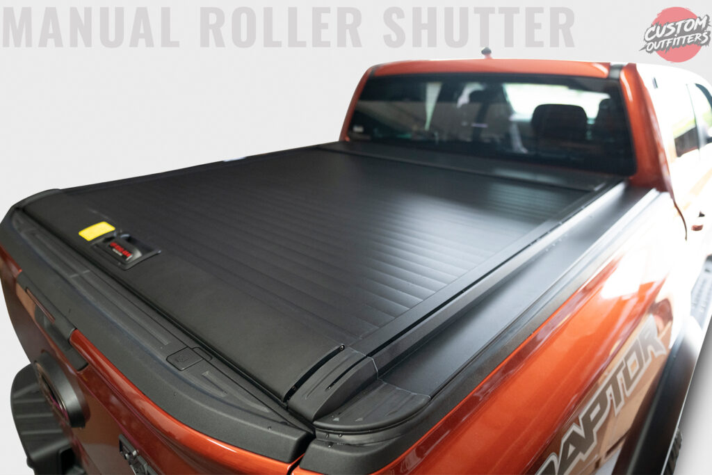 Black Venom Manual Roller Shutter To Suit Next Gen Ford Ranger Custom Outfitters