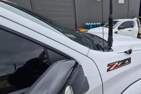 Trailer Side Blind Zone Alert enables visual side-mirror alerts when a moving vehicle is detected in the side blind zone — almost like having trailer-length eyes in the back of your head.